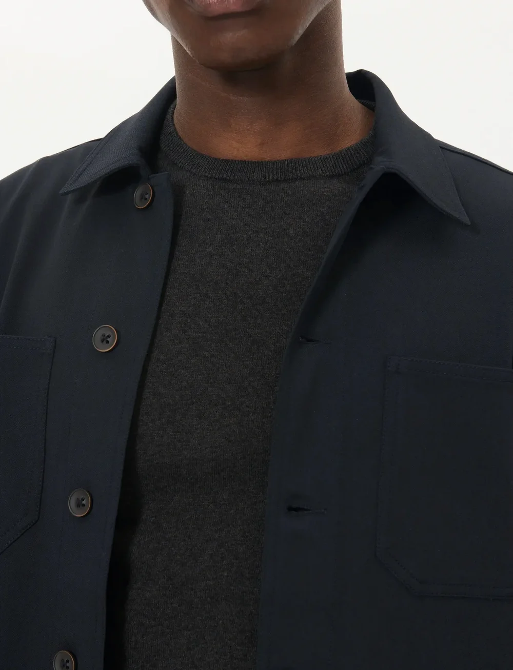 Matinique - MApelton N - casual skjortor - deep navy - 4