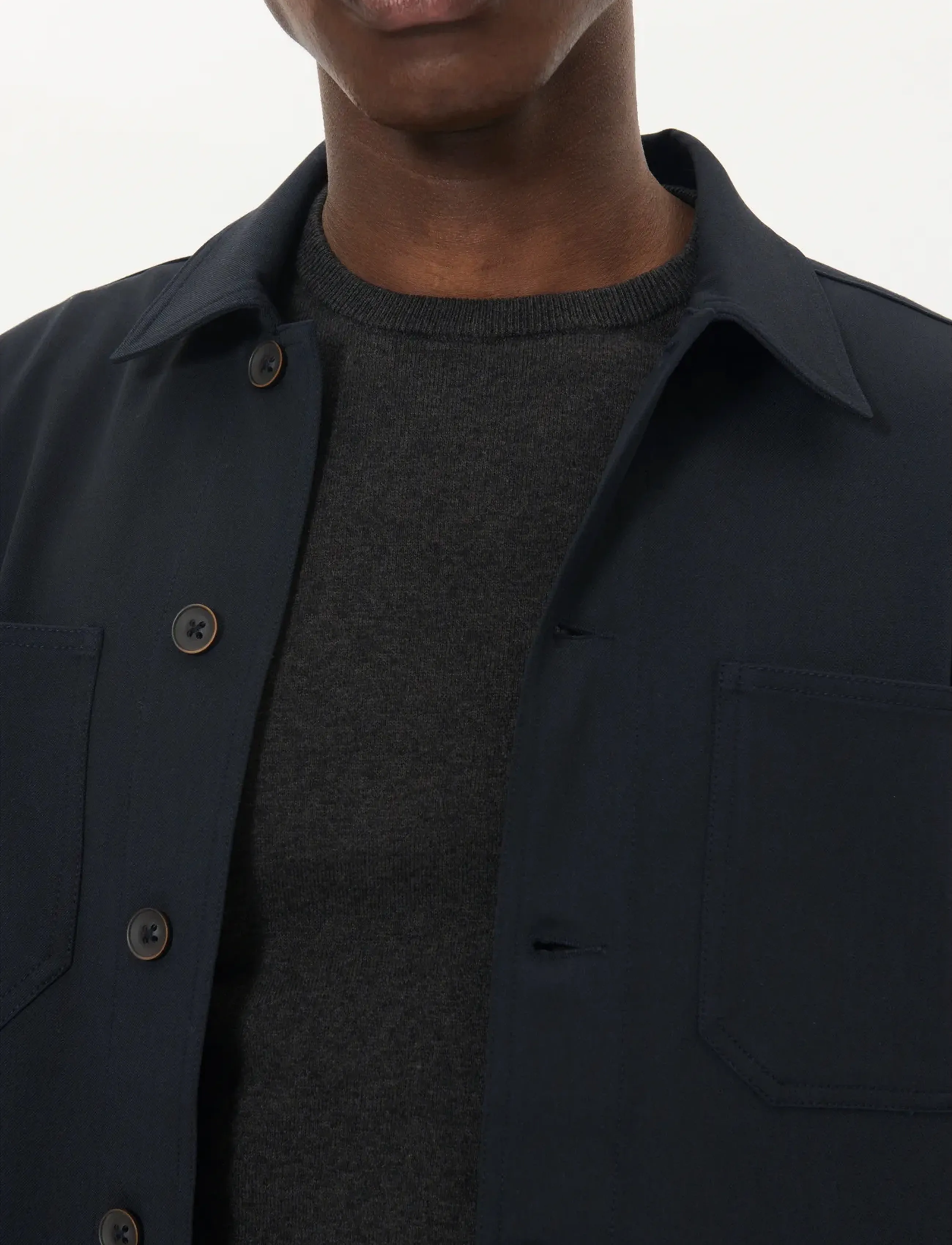 Matinique - MApelton N - casual skjortor - deep navy - 4