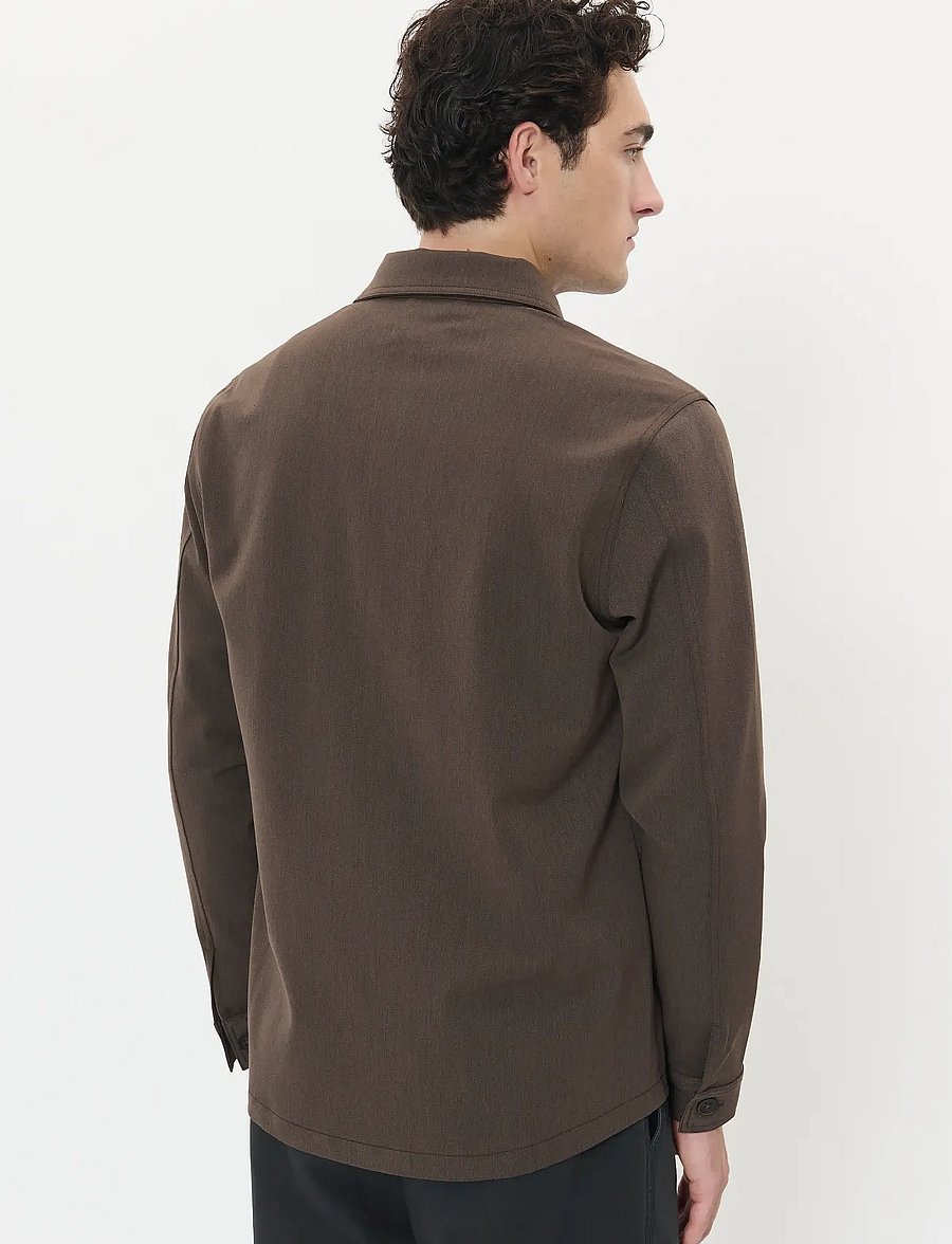 Matinique - MApelton N - casual hemden - morel melange - 4