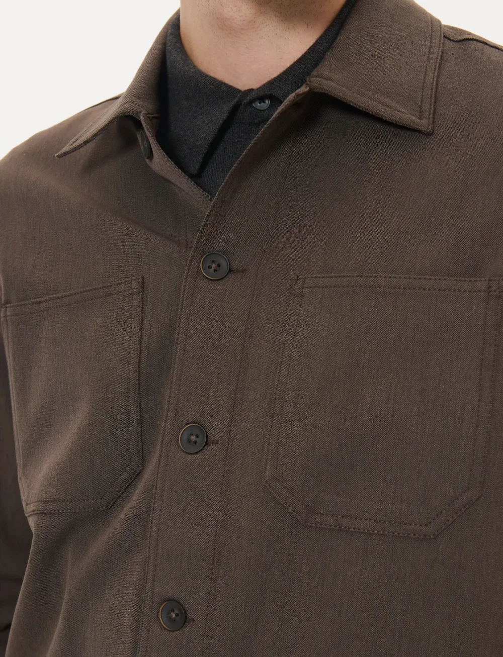 Matinique - MApelton N - casual skjortor - morel melange - 5