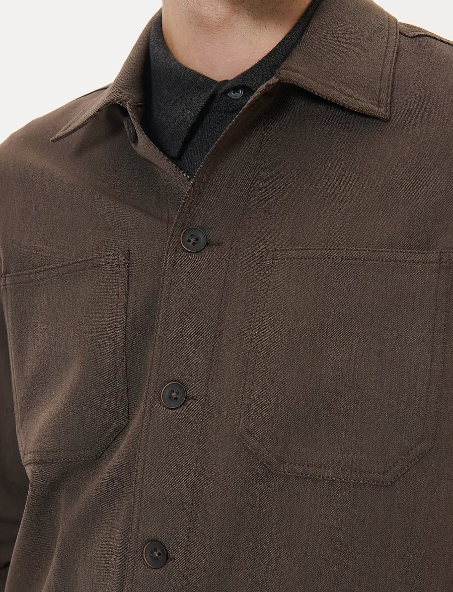Matinique - MApelton N - casual hemden - morel melange - 5