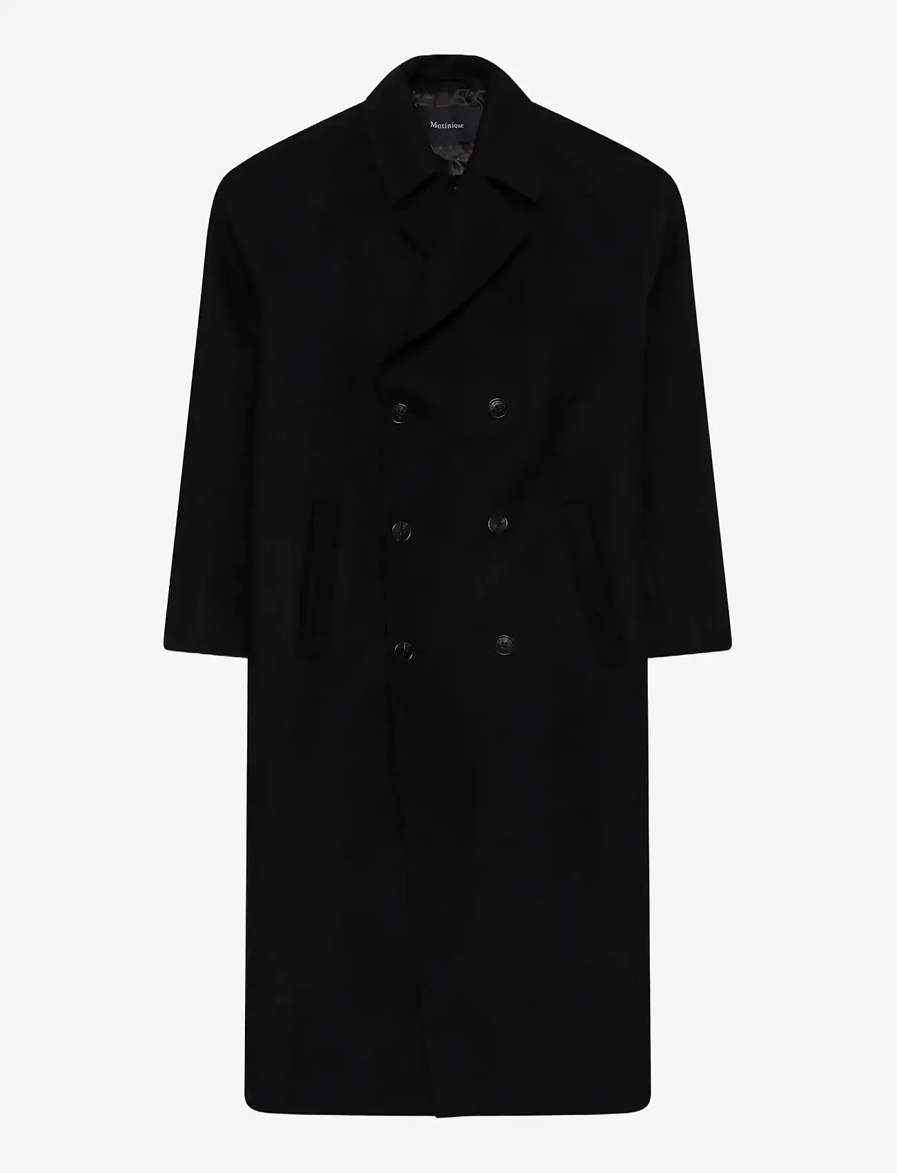 Matinique - MABullmer Long - wool coats - black - 1