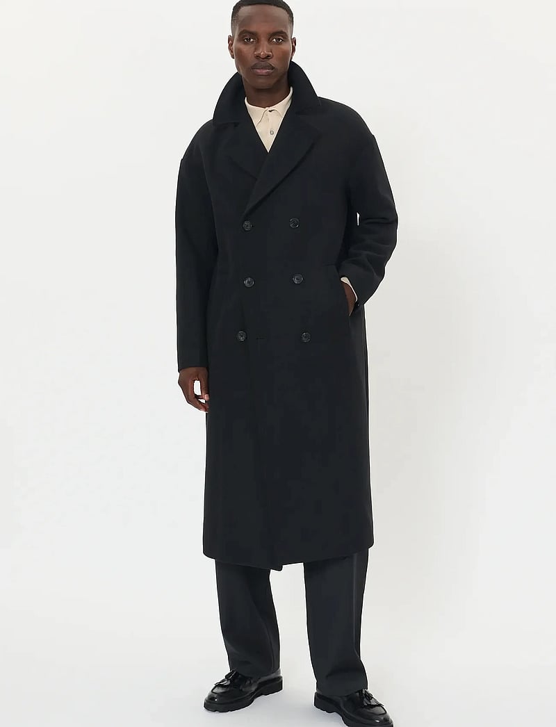 Matinique - MABullmer Long - wollmäntel - black - 0