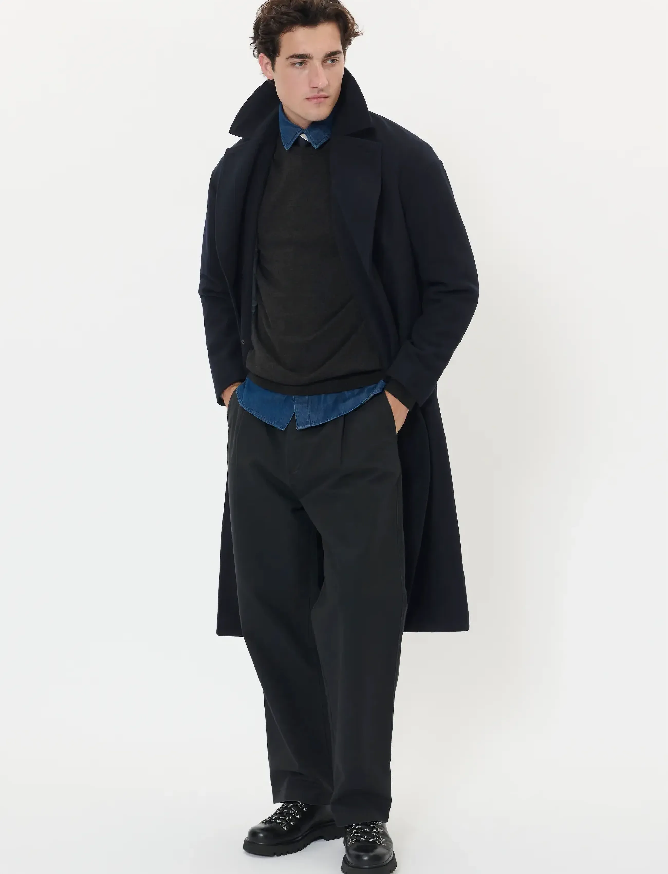 Matinique MABullmer Long - Mäntel - DARK NAVY / navy
