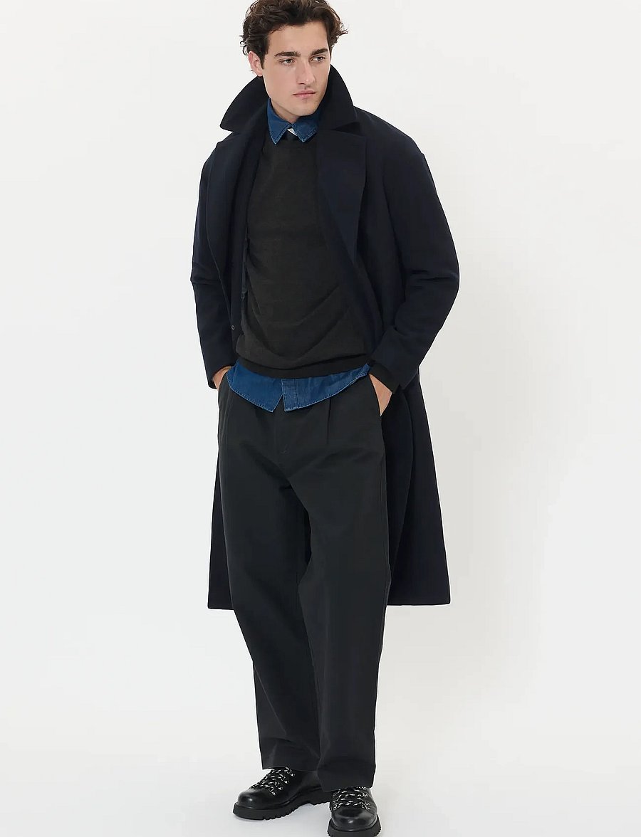 Matinique - MABullmer Long - wollmäntel - dark navy - 0