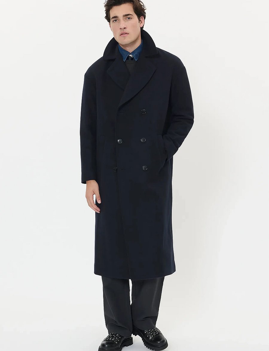 Matinique - MABullmer Long - wollmäntel - dark navy - 4