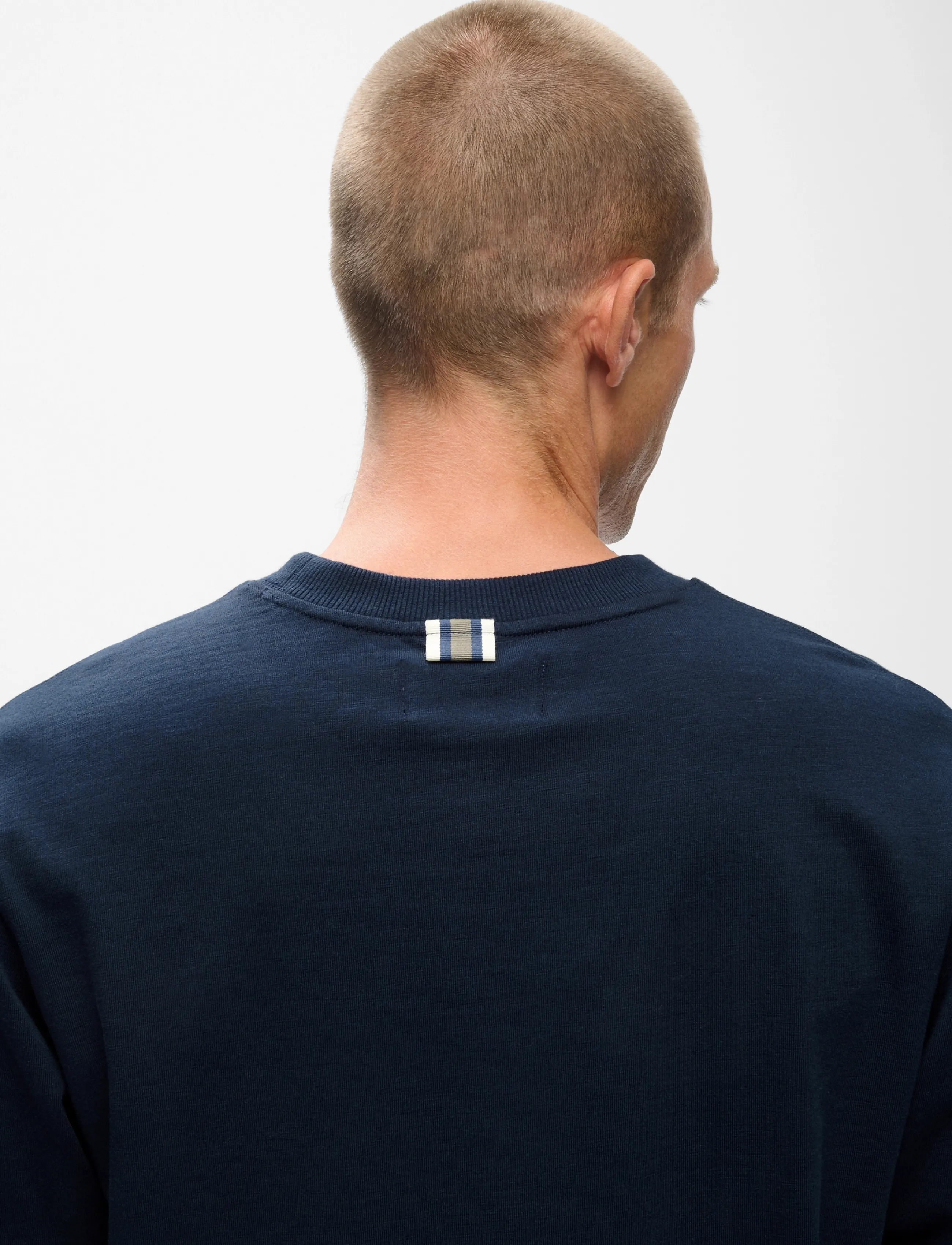 Matinique - MAkai ls Heritage - langærmede t-shirts - dark navy - 5