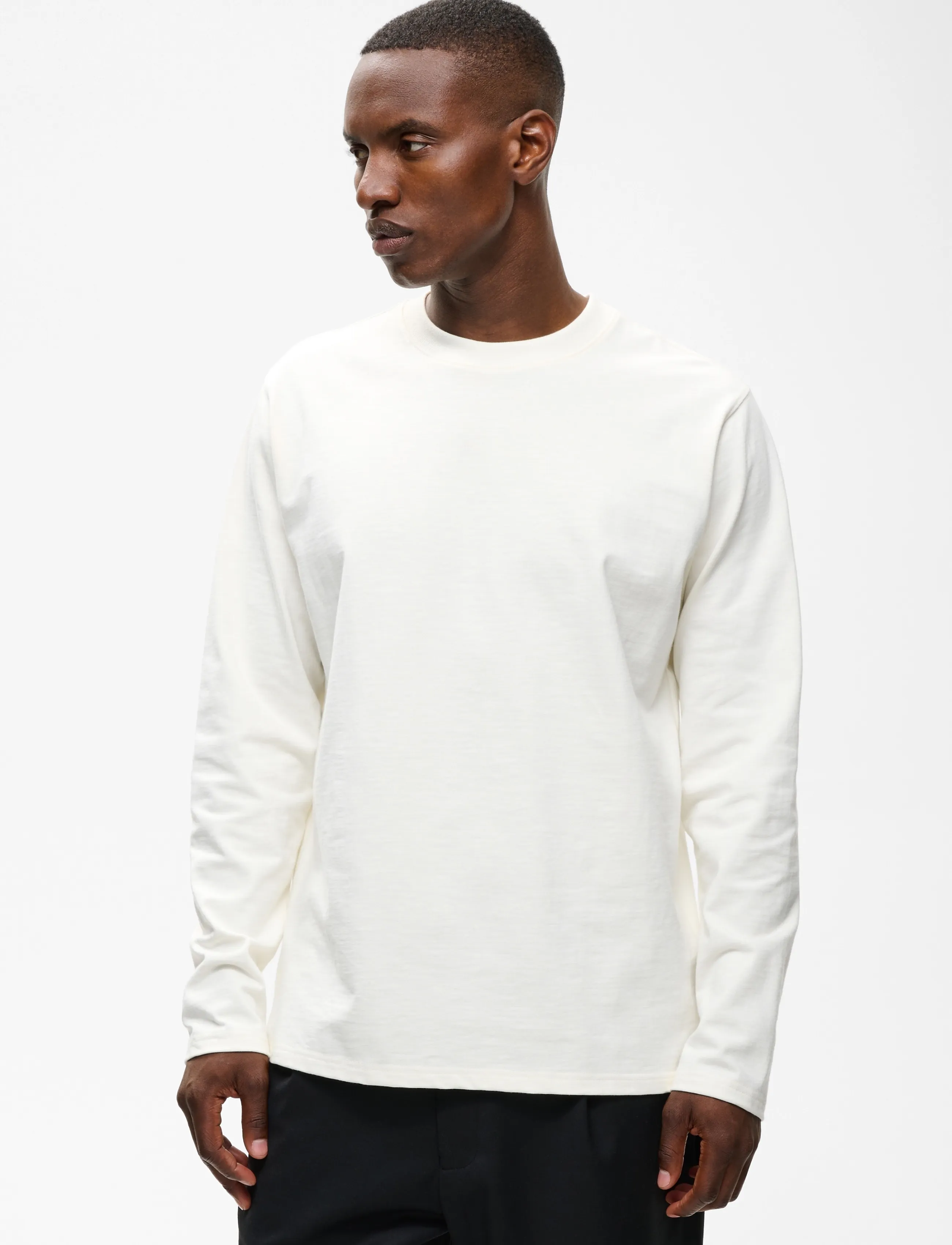 Matinique MAkai ls Heritage - T-shirts - OFF WHITE / cream