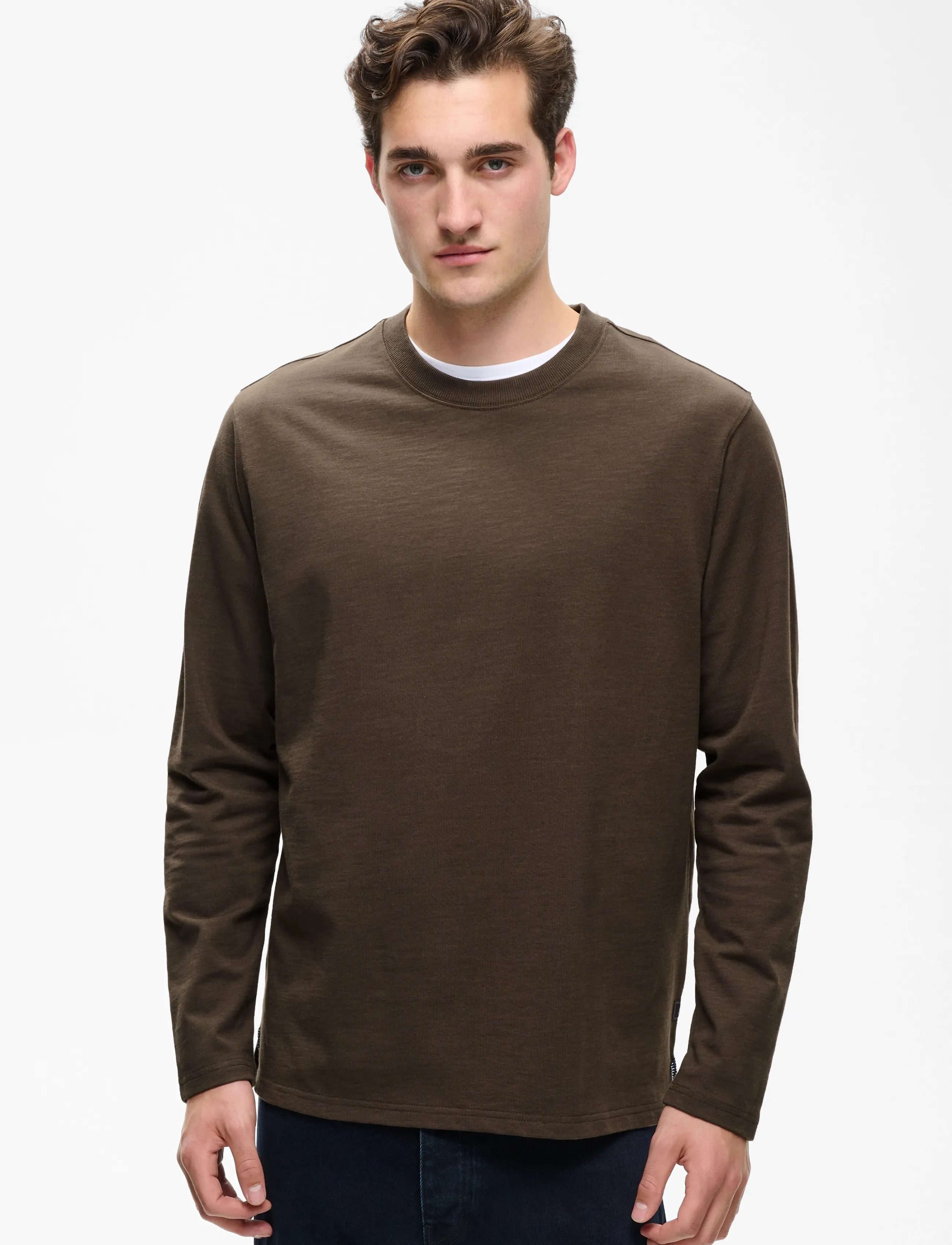 Matinique MAkai ls Heritage - T-Shirts - TURKISH COFFEE / brown