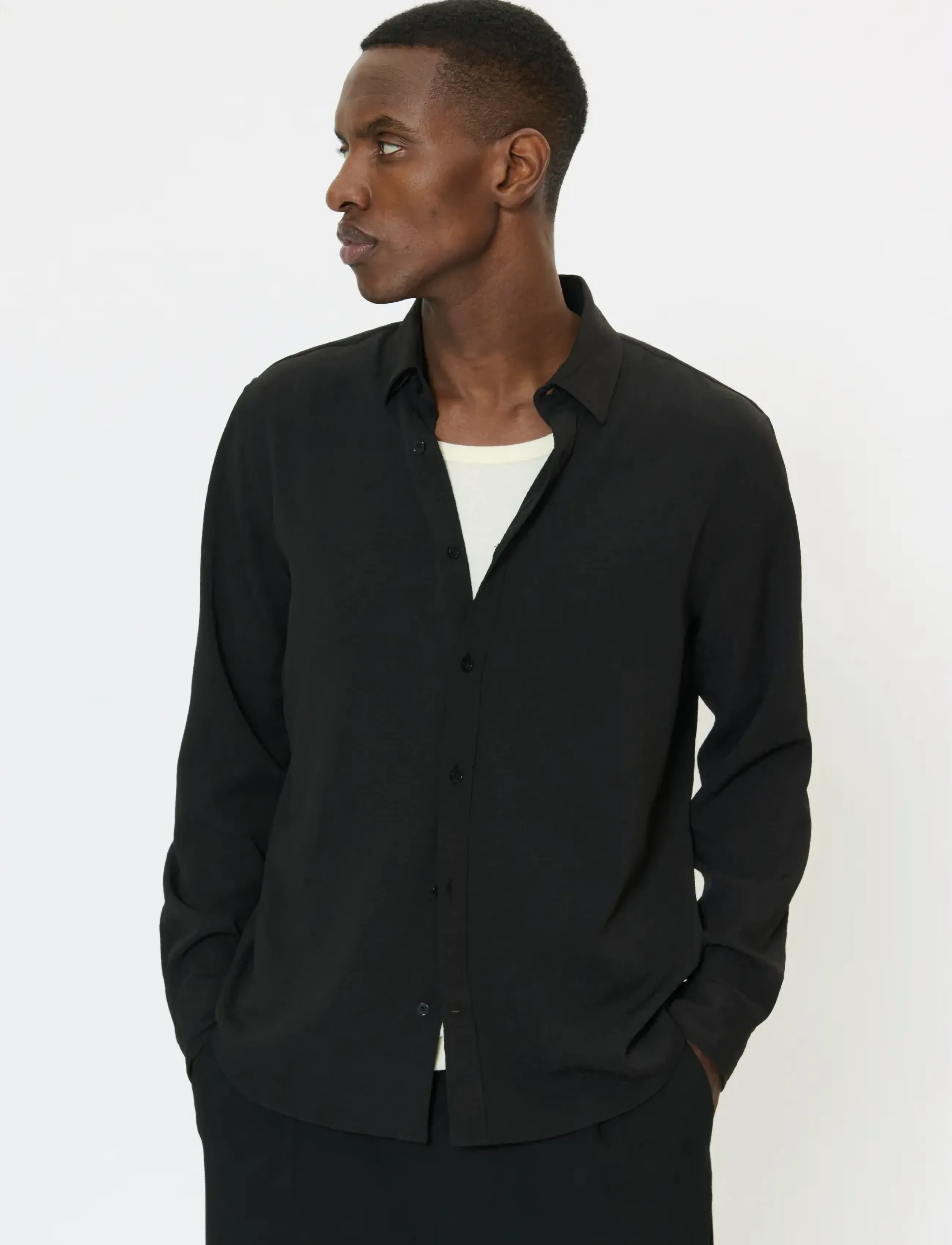 Matinique Machristaldo, XL, Shirts, Schwarz - Pattern Männerswear