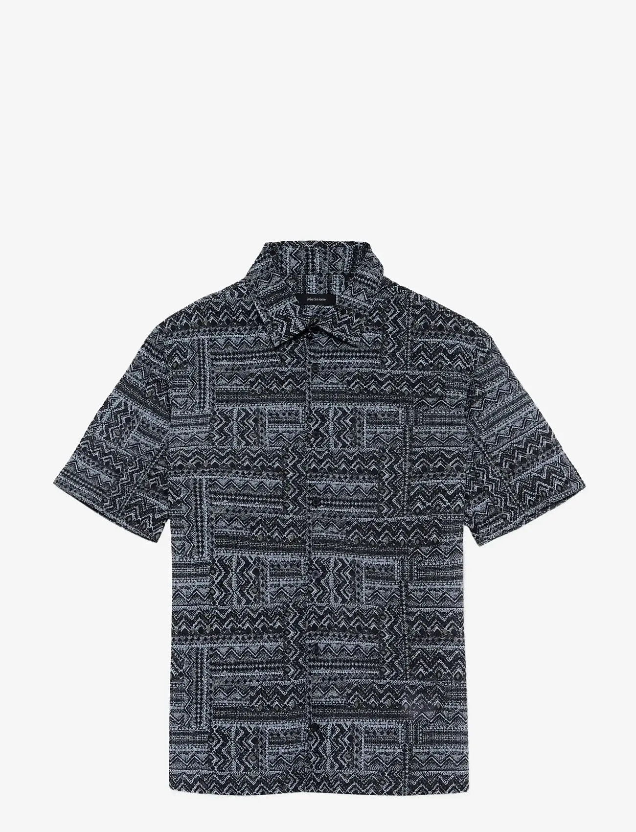 Matinique - MAklampo SS - hemden mit muster - pageant blue - 1