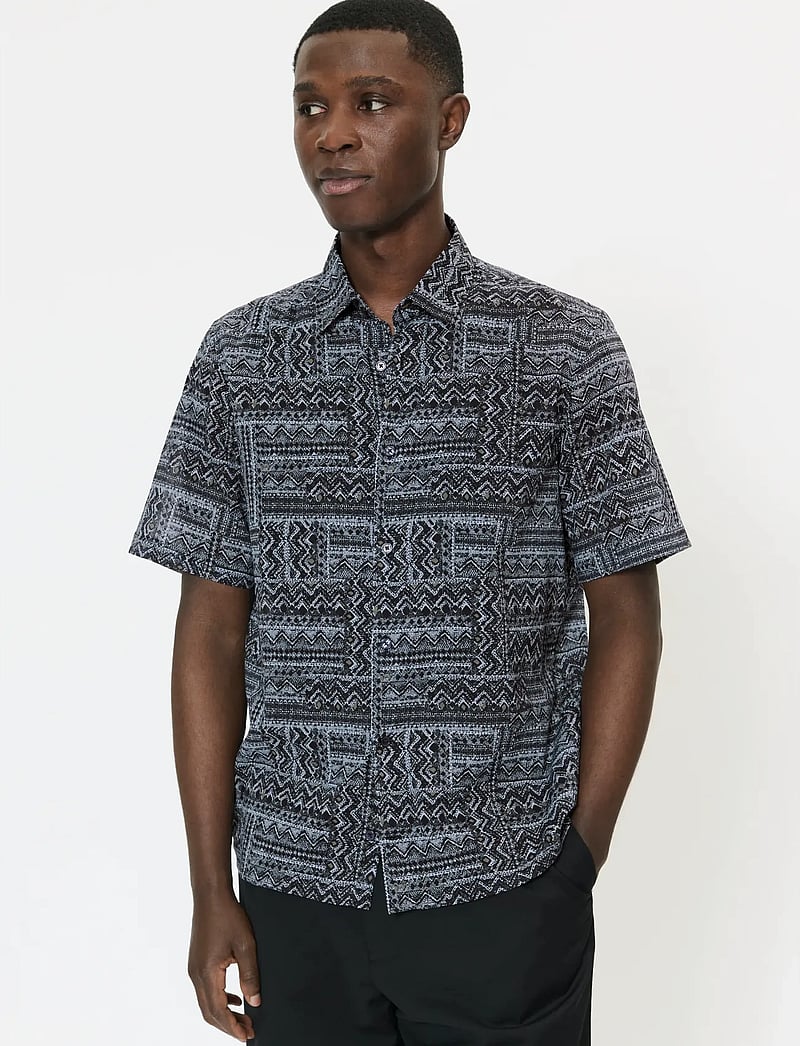 Matinique - MAklampo SS - hemden mit muster - pageant blue - 0