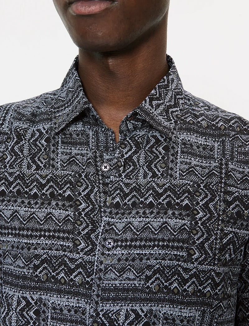 Matinique - MAklampo SS - hemden mit muster - pageant blue - 4