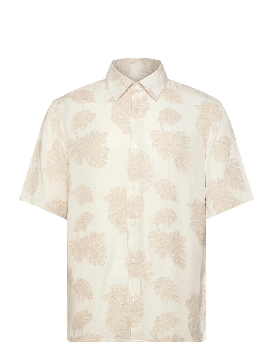 Matinique - MAklampo SS - pattern shirts - fog - 1