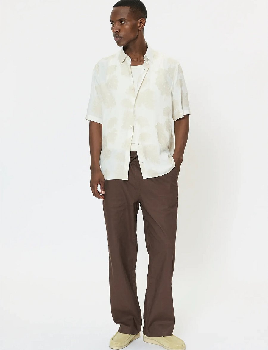 Matinique - MAklampo SS - pattern shirts - fog - 3