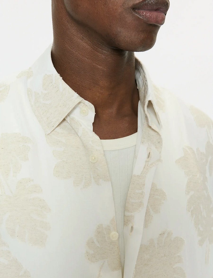 Matinique - MAklampo SS - pattern shirts - fog - 5