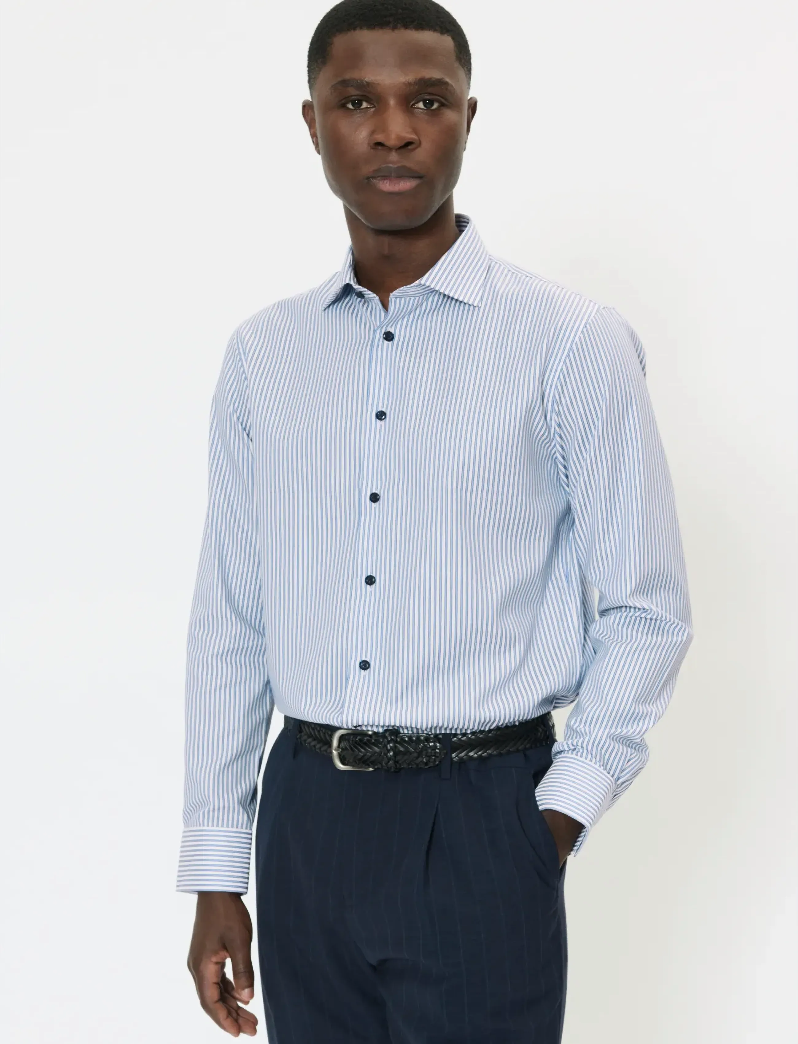 Matinique MAmarc N - Formelle skjorter - CHAMBRAY BLUE / blue