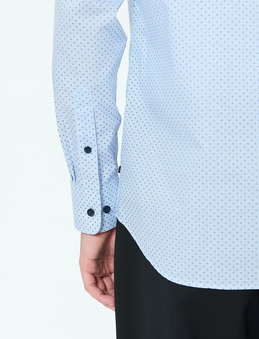 Matinique - MAmarc N - pattern shirts - chambray blue - 3