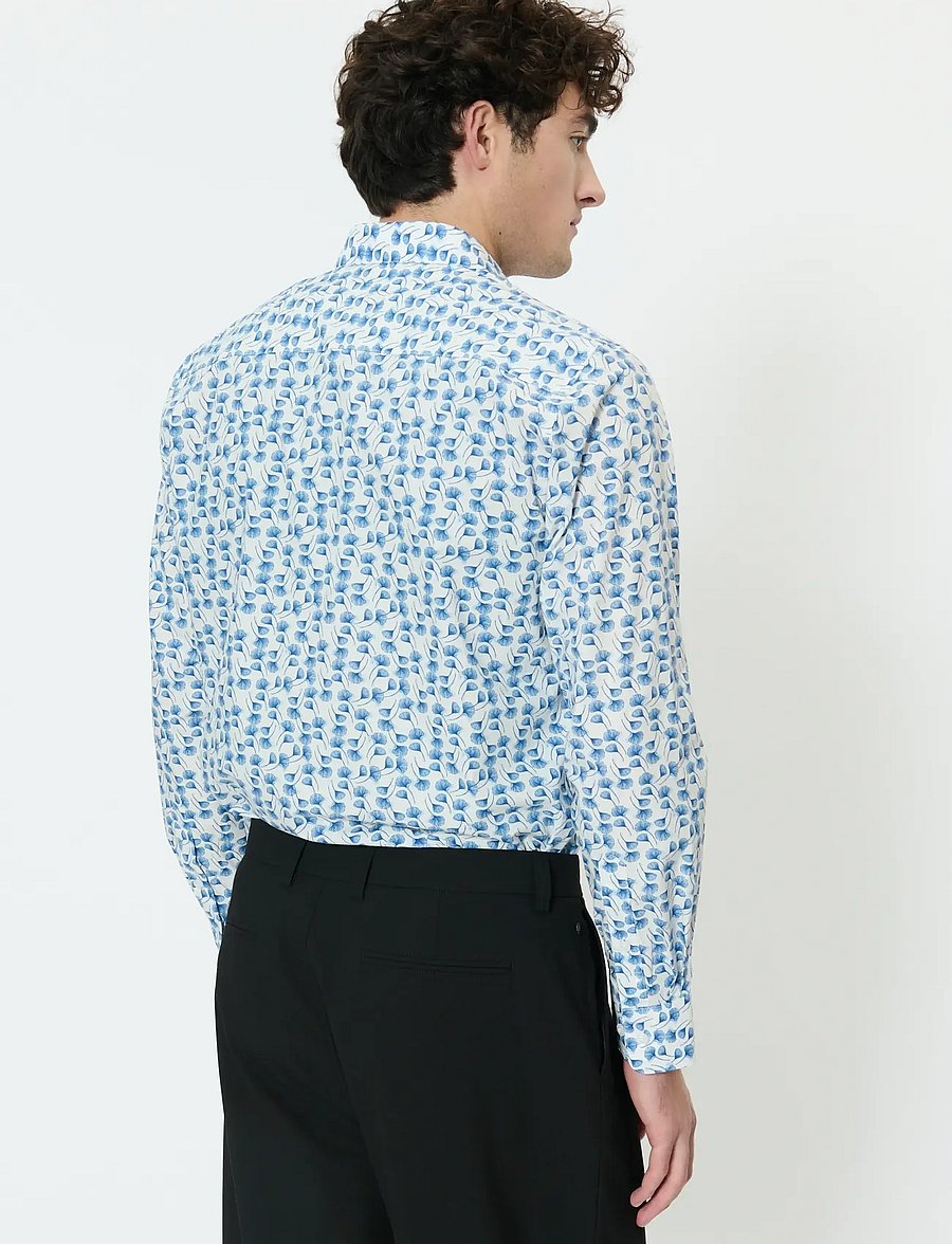 Matinique - MAmarc N - mønstrede skjorter - chambray blue - 2