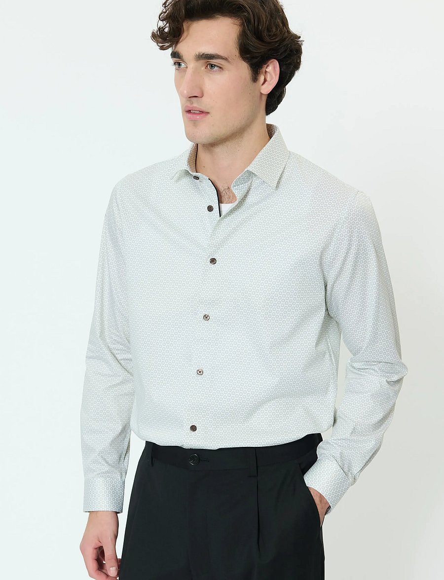 Matinique - MAtrostol BN - pattern shirts - white - 0