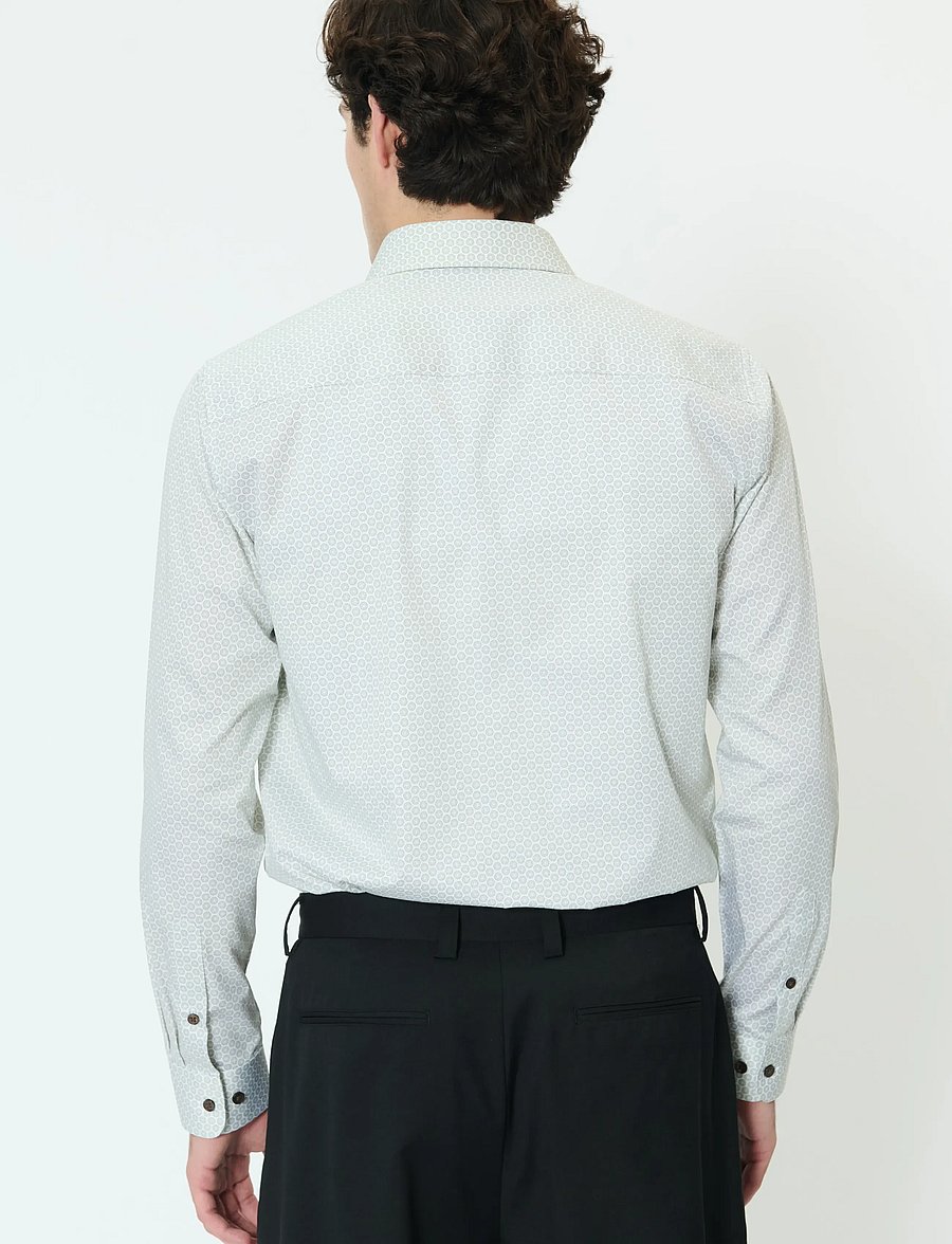 Matinique - MAtrostol BN - pattern shirts - white - 3