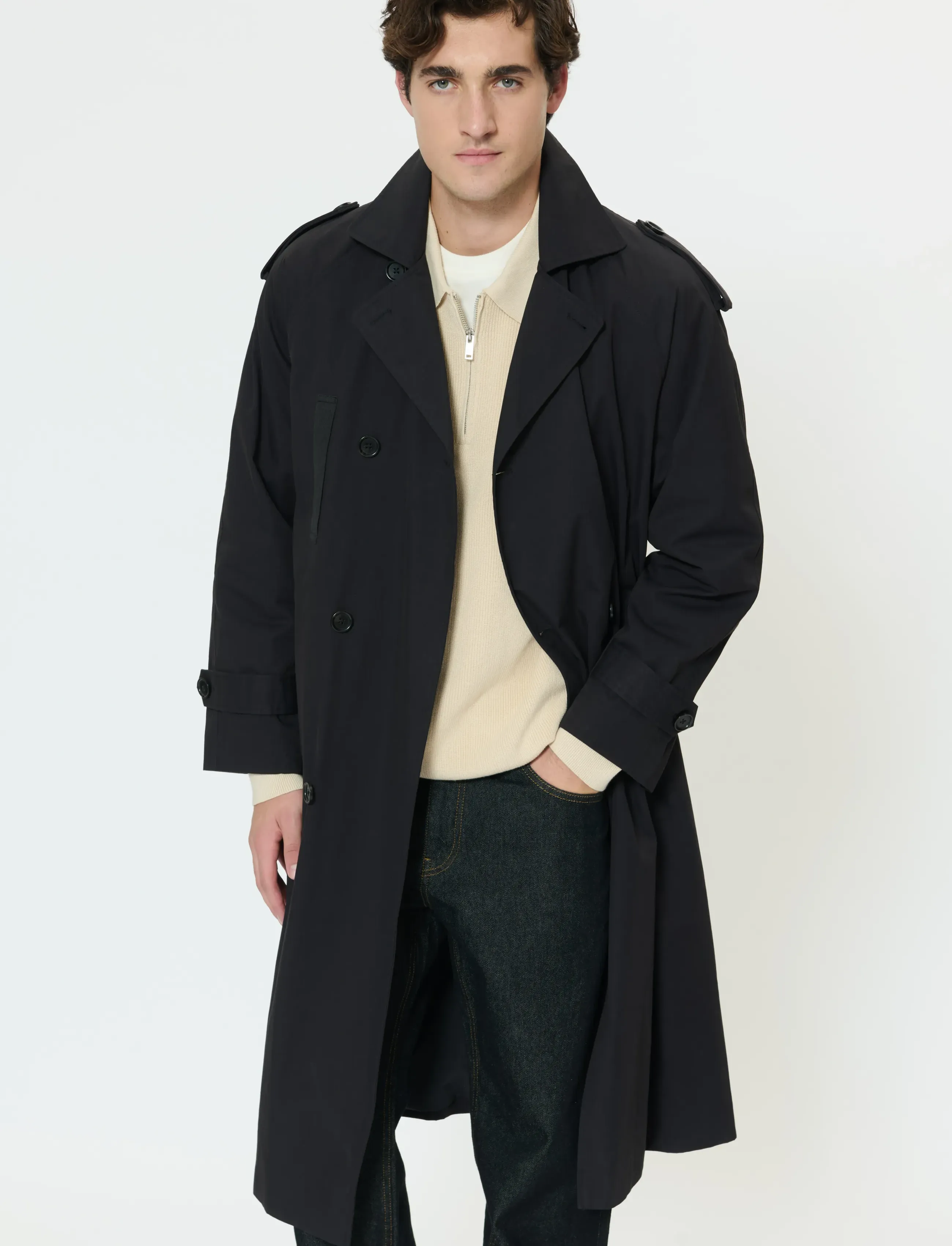 Matinique Maproist 73, L, Coats, Schwarz - Trench Männerswear