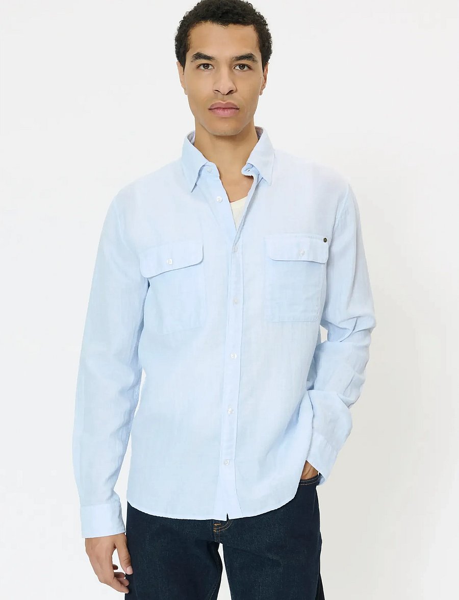 Matinique - MAchristaldo P Heritage - leinenhemden - chambray blue - 0