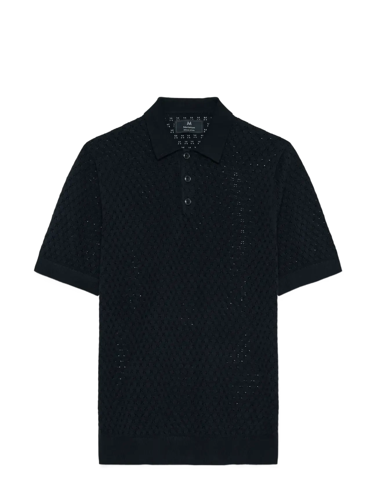 Matinique MApolo BB Knit Heritage - Kurzärmelige gestrickte Polohemden - DARK NAVY / navy