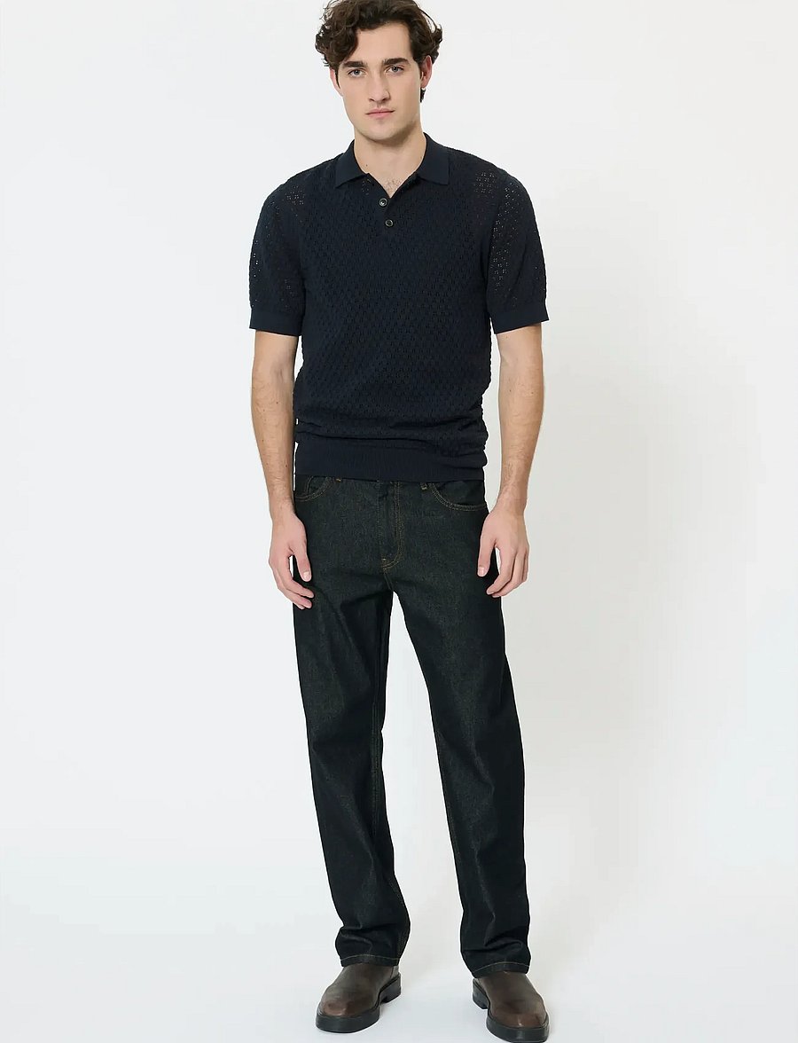 Matinique - MApolo BB Knit Heritage - knitted polos - dark navy - 2