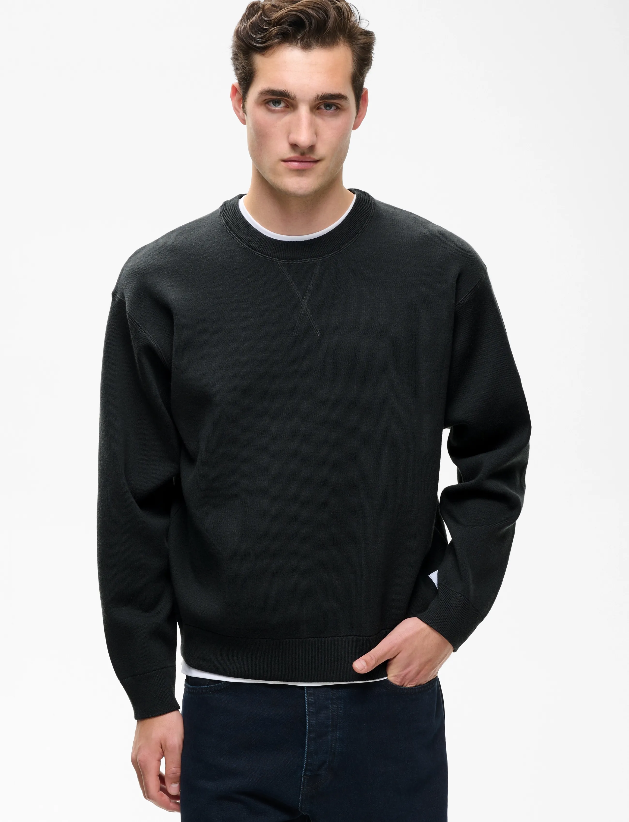 Matinique MAsweatio 73 - Sweatshirts - PIRATE BLACK / black