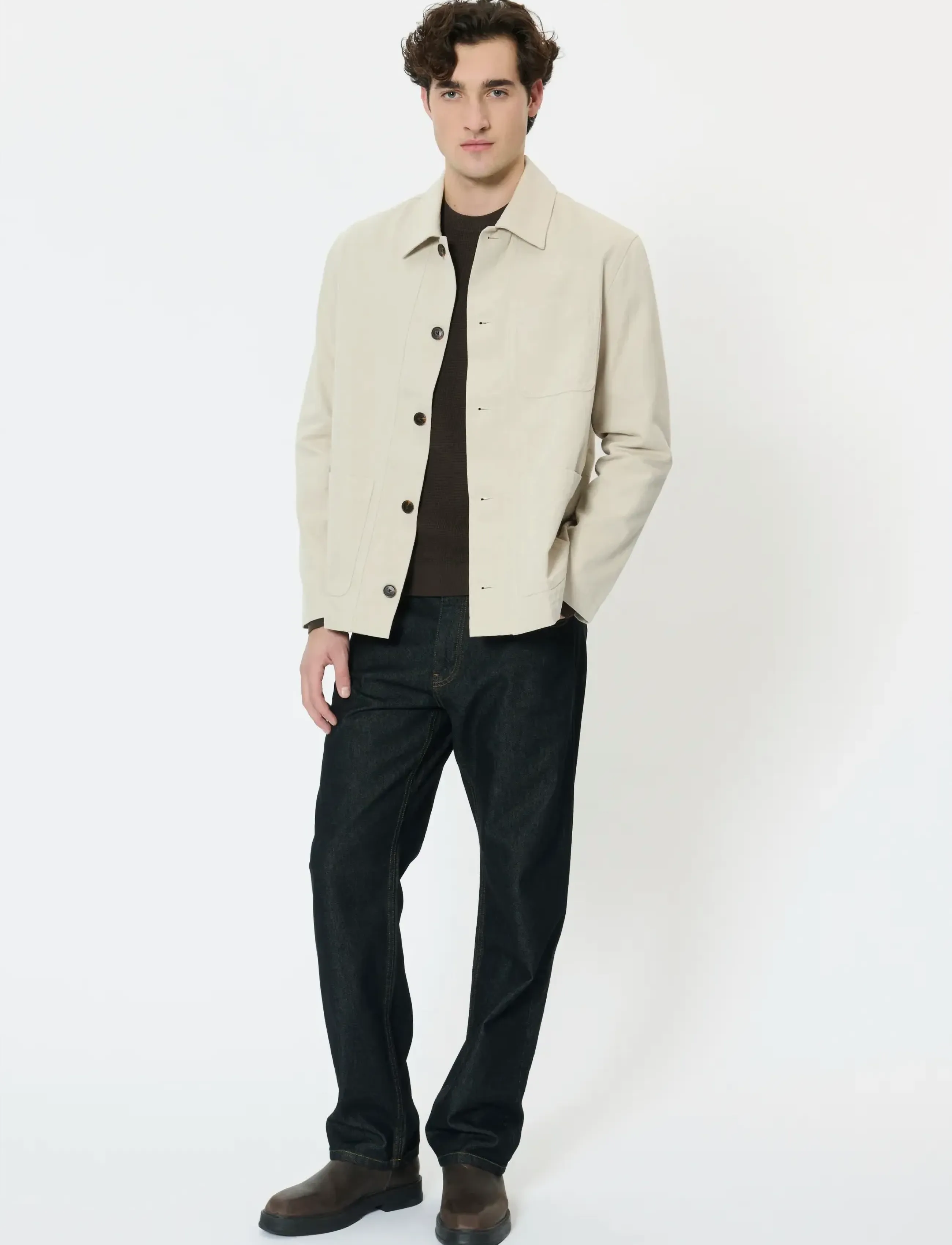 Matinique MAcombs P - Odzież zewnętrzna - FOG / beige