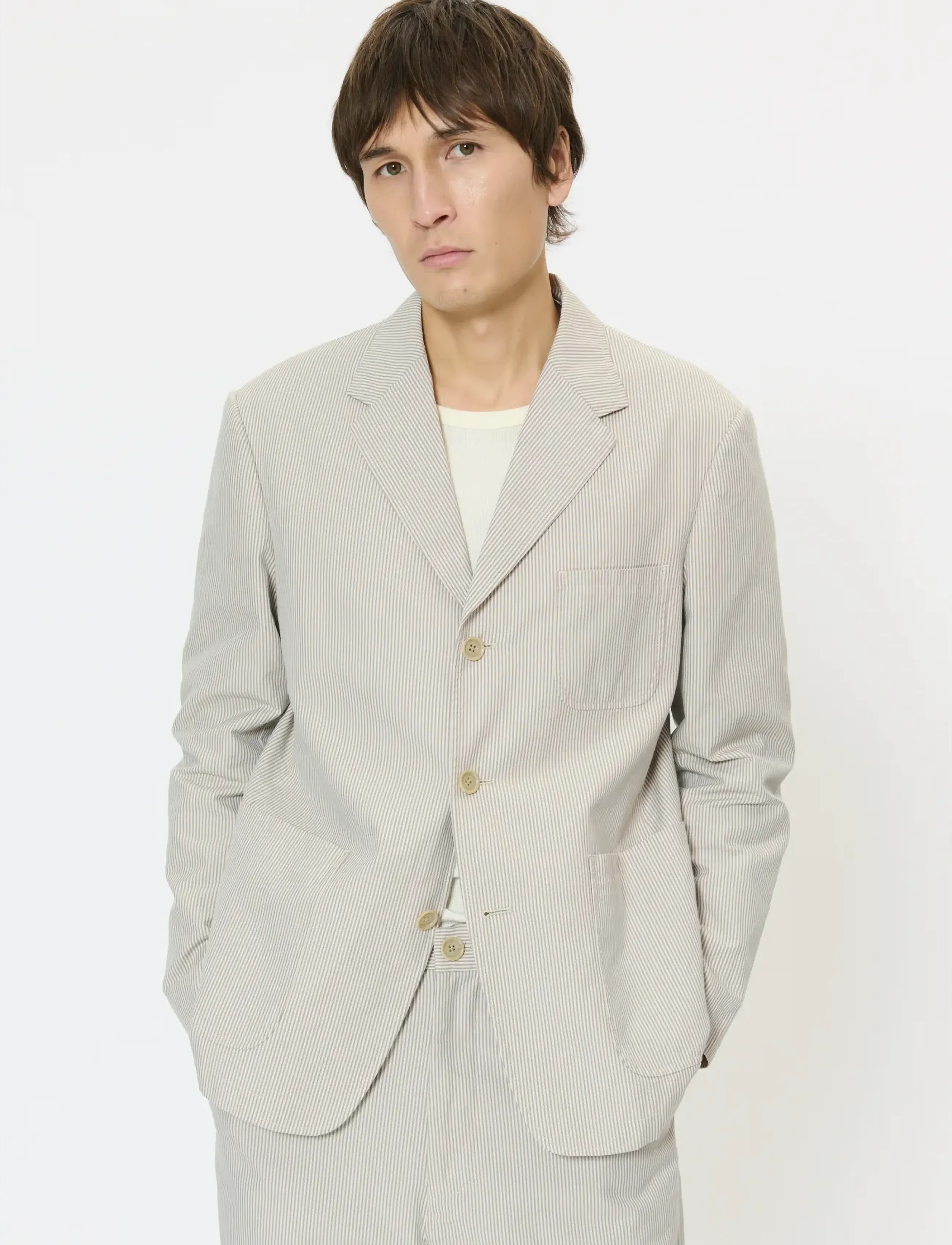 Matinique Macolt 3 73, 54, Blazer, Creme - Single Breasted Männerswear