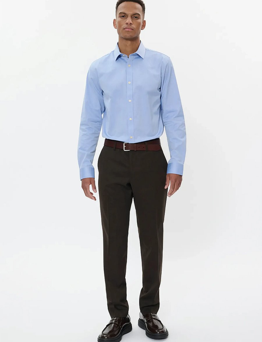 Matinique - MAtrostol - kostymskjortor - chambray blue - 3