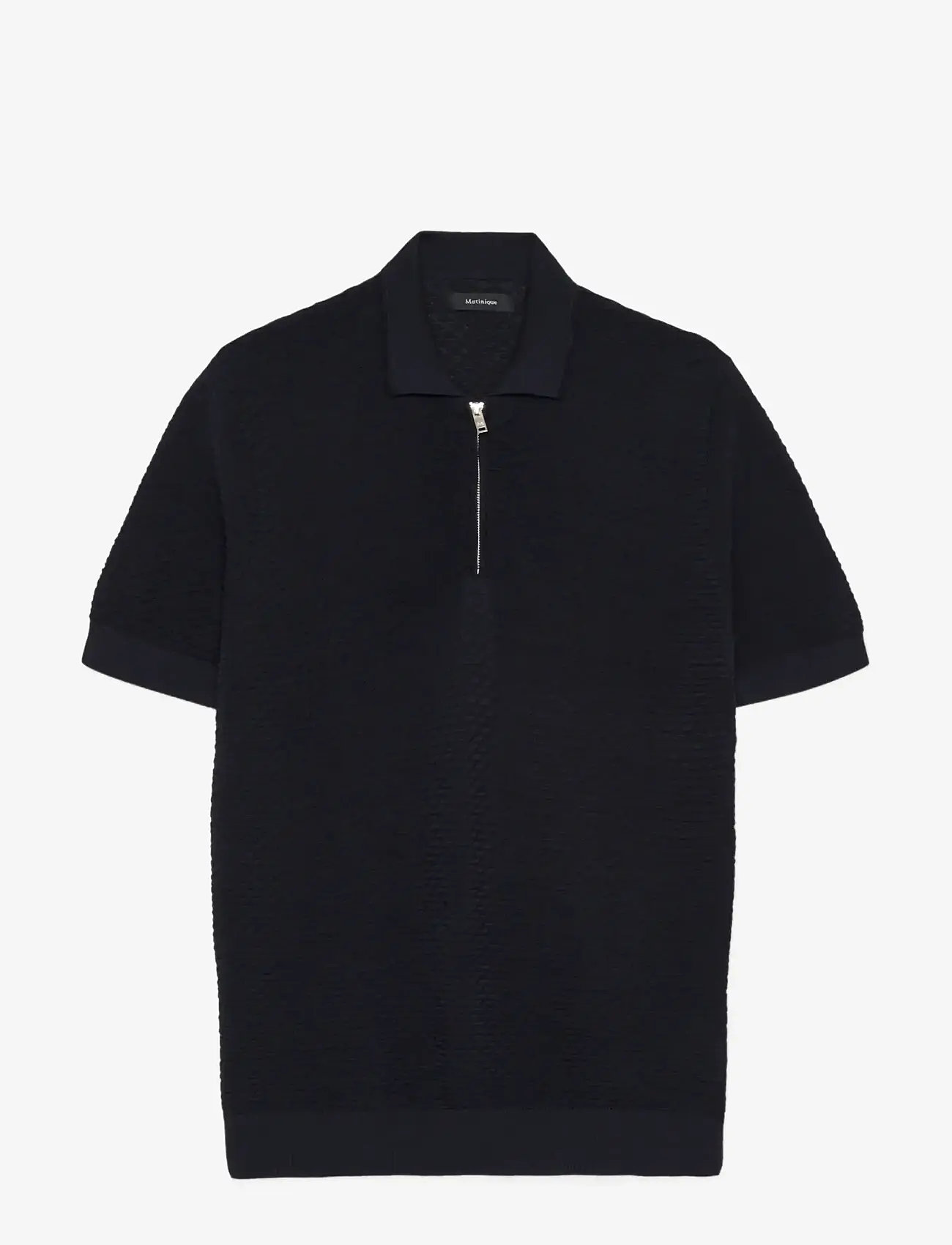 Matinique - MApolo Knit - gestrickte polohemden - dark navy - 1