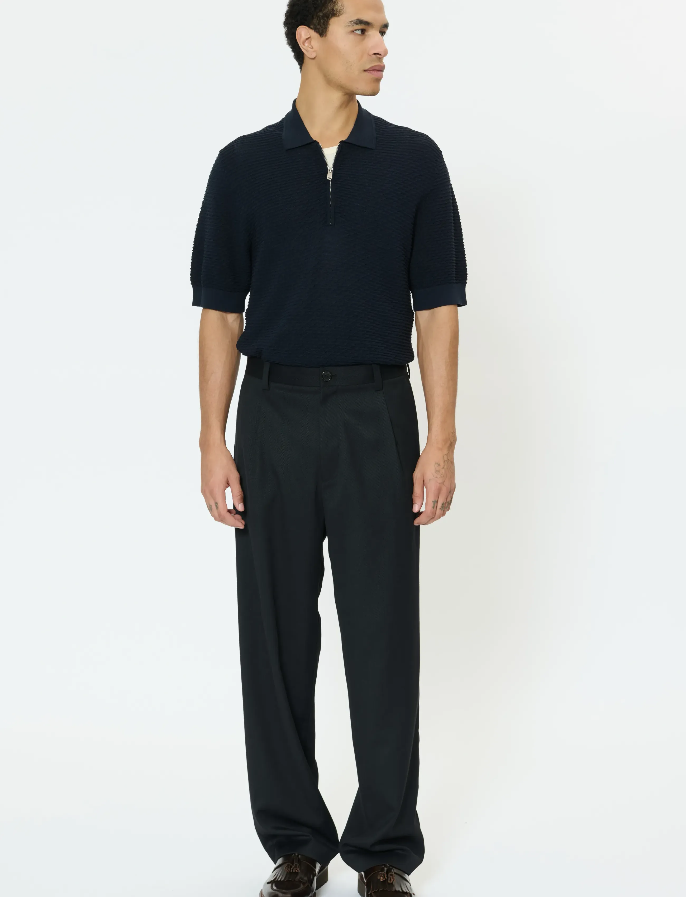 Matinique - MApolo Knit - knitted polos - dark navy - 2