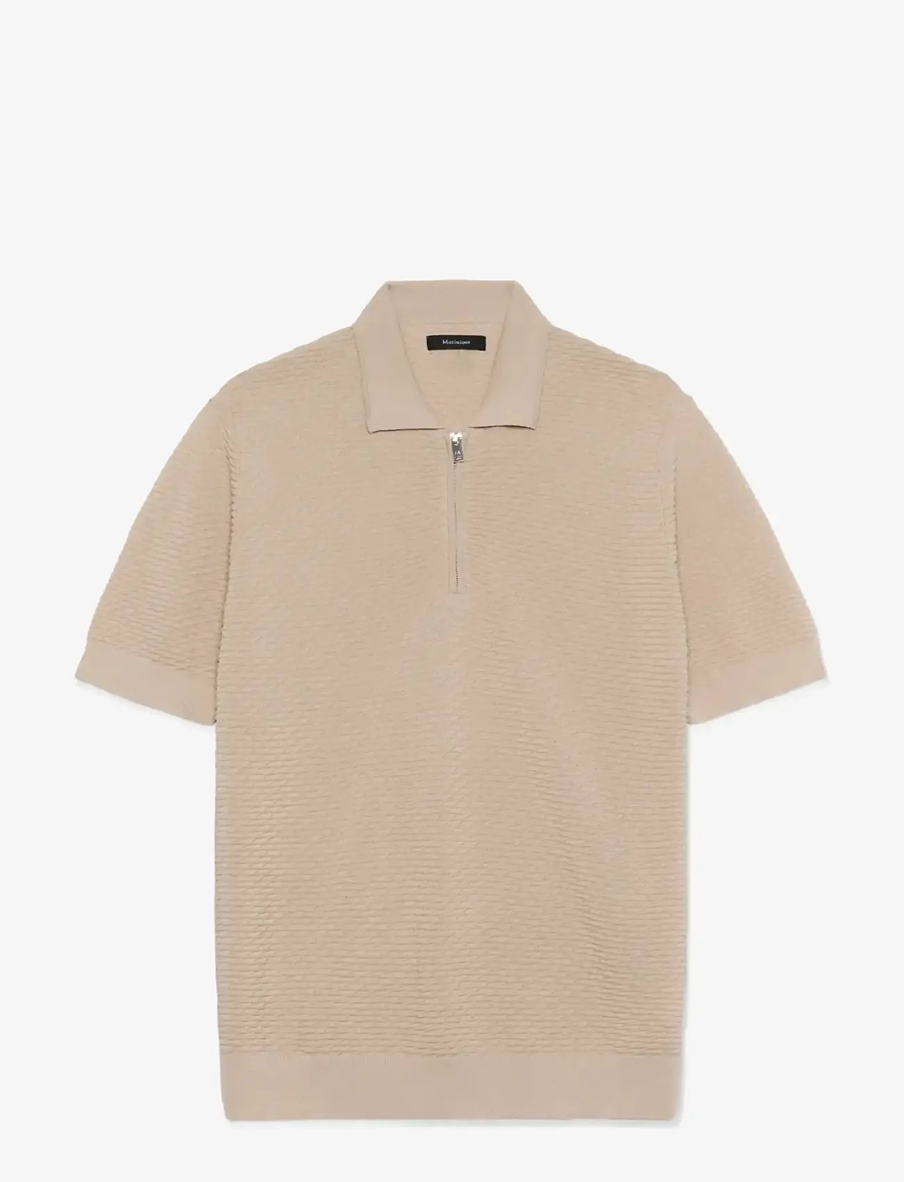 Matinique - MApolo Knit - knitted polos - fog - 1