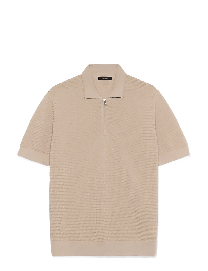 Matinique - MApolo Knit - knitted polos - fog - 1