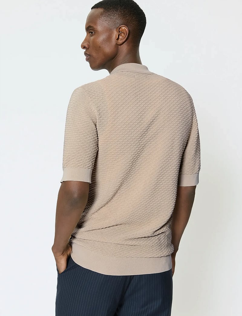 Matinique - MApolo Knit - knitted polos - fog - 3