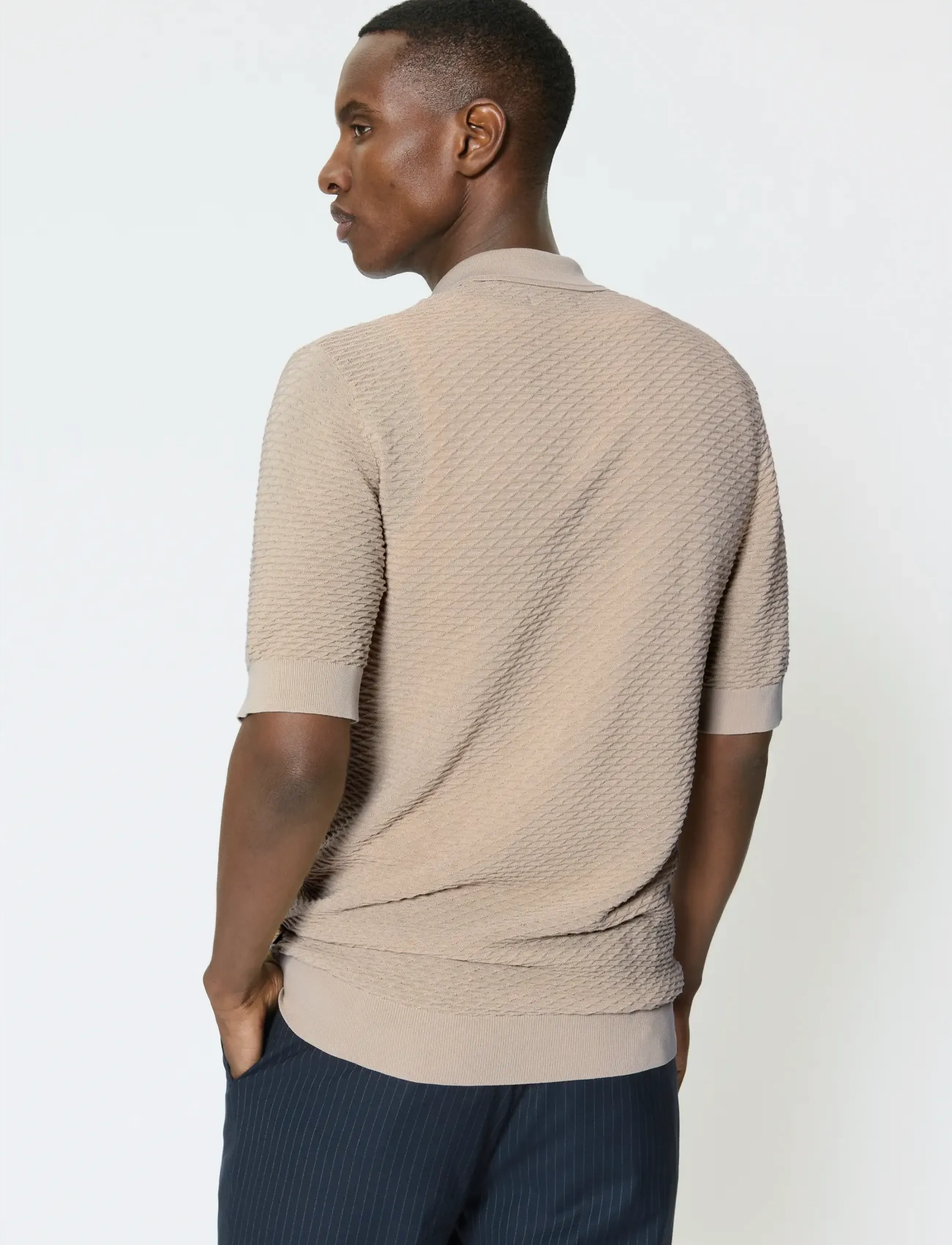 Matinique - MApolo Knit - kootud polosärgid - fog - 3