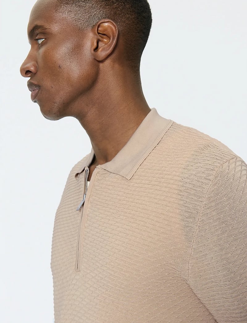 Matinique - MApolo Knit - knitted polos - fog - 4