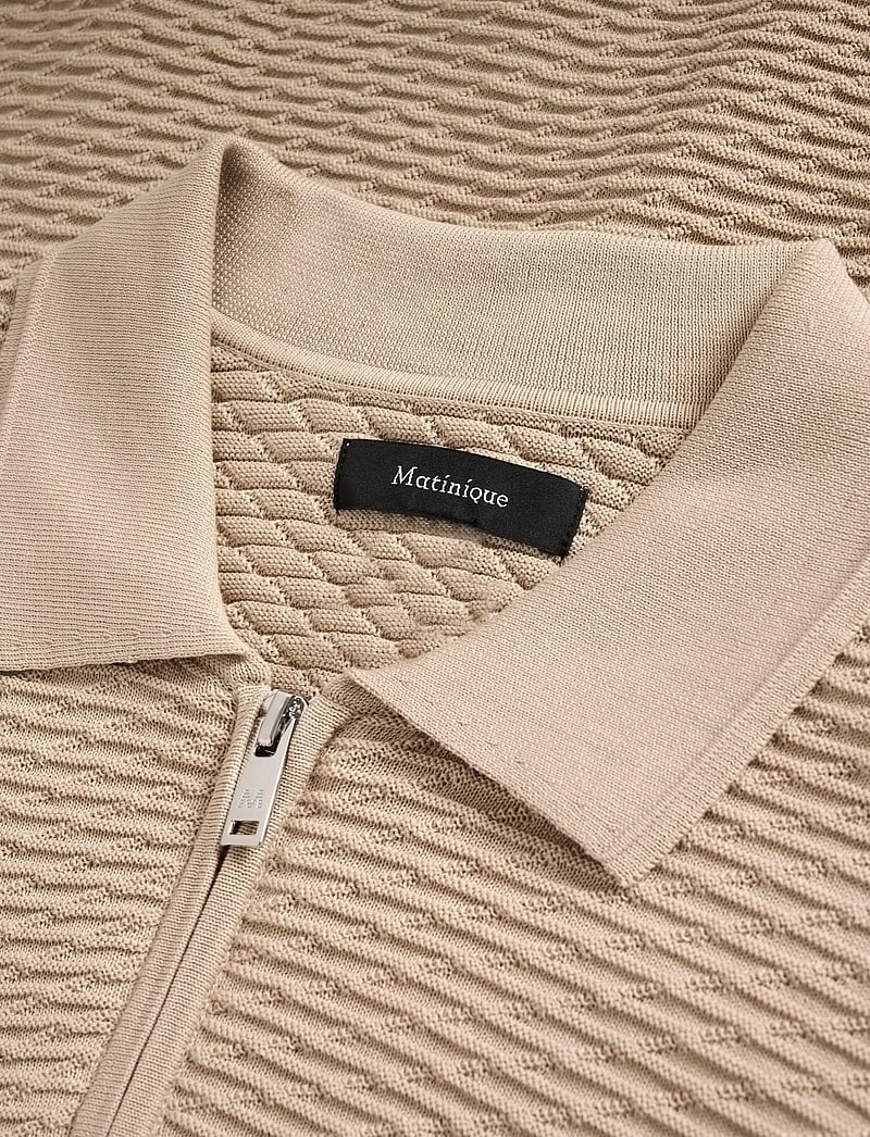 Matinique - MApolo Knit - knitted polos - fog - 5