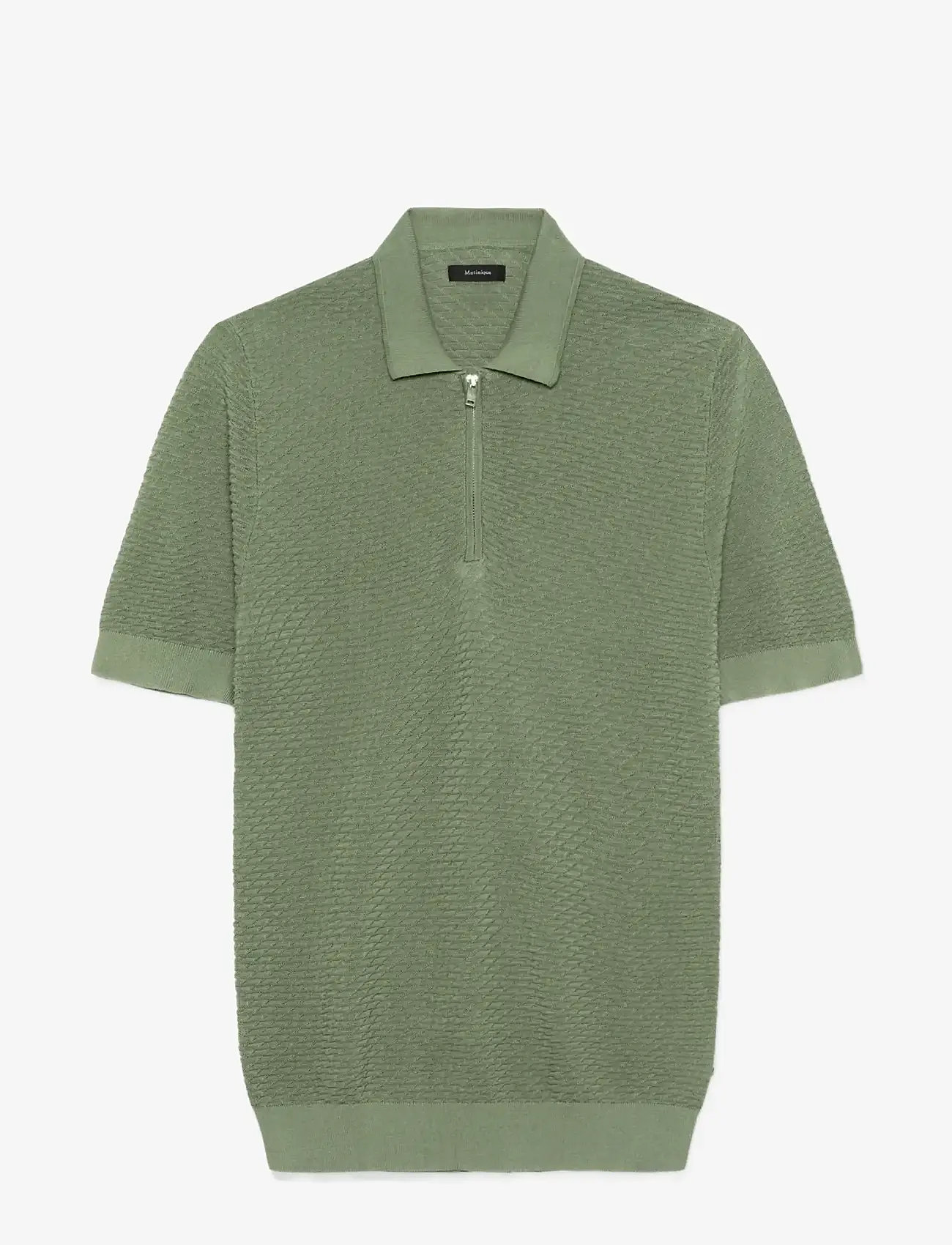 Matinique - MApolo Knit - gestrickte polohemden - sea spray - 1