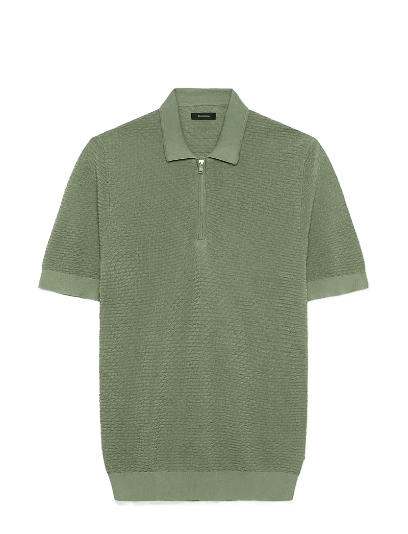 Matinique - MApolo Knit - gestrickte polohemden - sea spray - 1