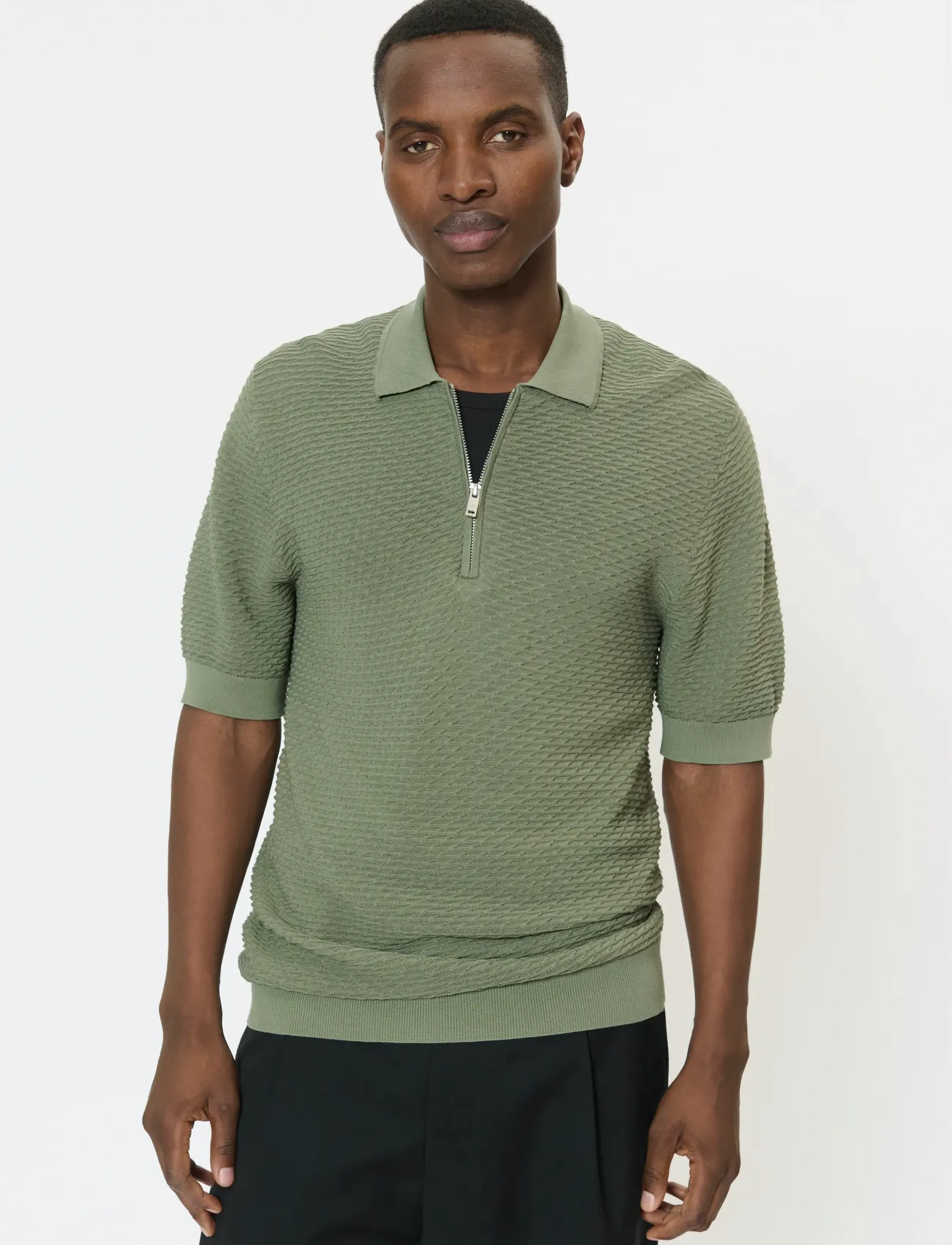 Matinique MApolo Knit - Matinique - SEA SPRAY / khaki/green
