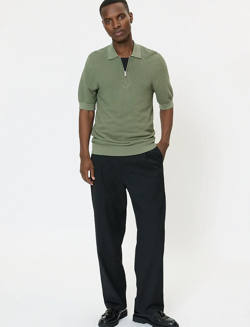 Matinique - MApolo Knit - gestrickte polohemden - sea spray - 2