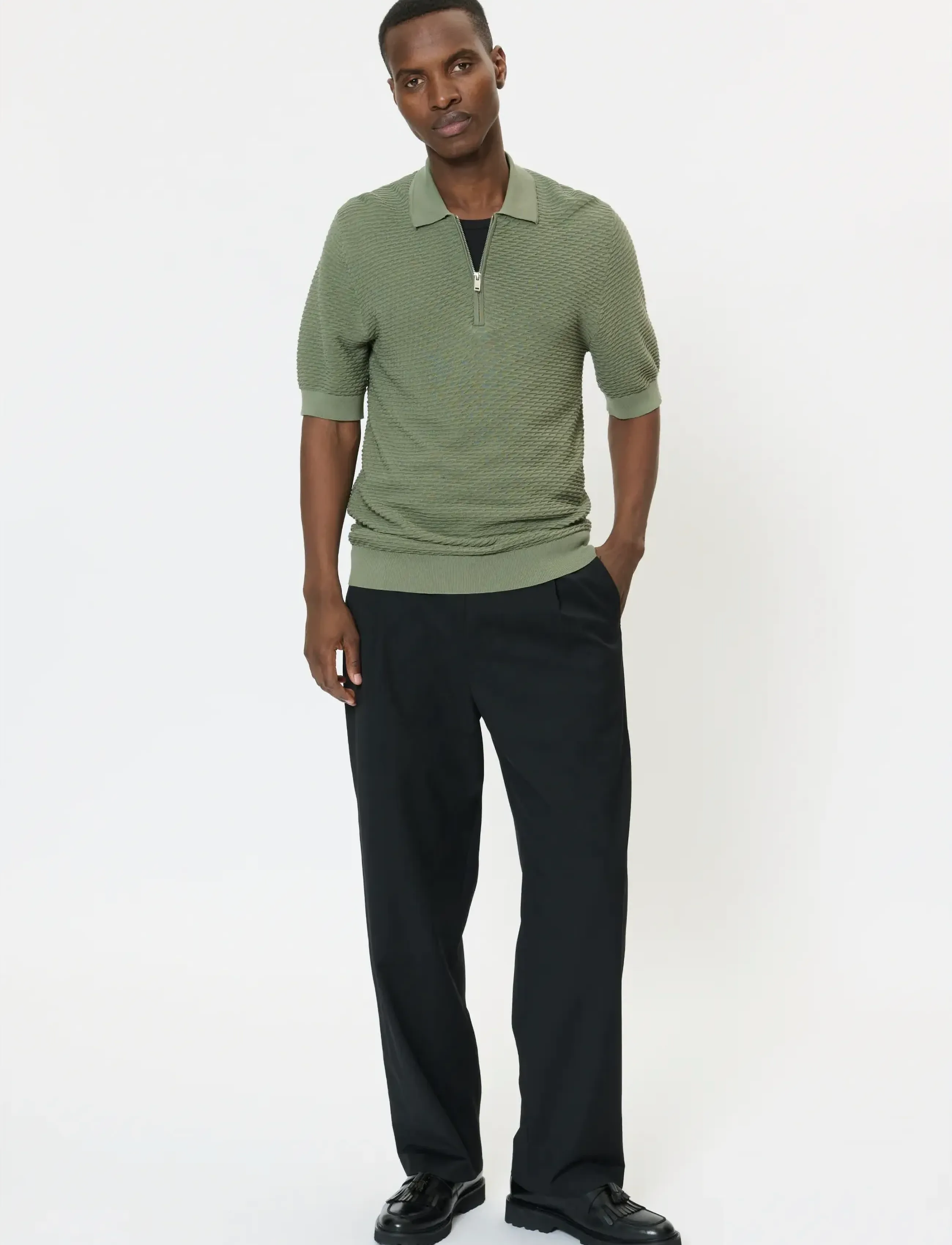 Matinique - MApolo Knit - knitted polos - sea spray - 2