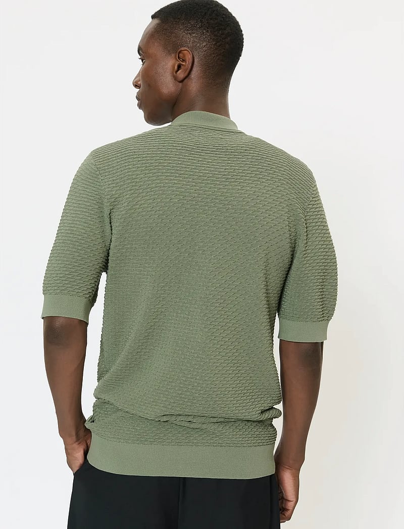 Matinique - MApolo Knit - gestrickte polohemden - sea spray - 3