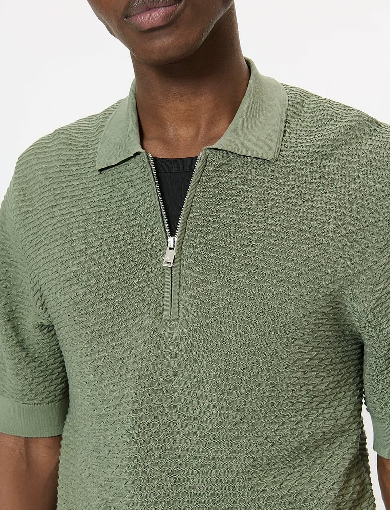 Matinique - MApolo Knit - gestrickte polohemden - sea spray - 4