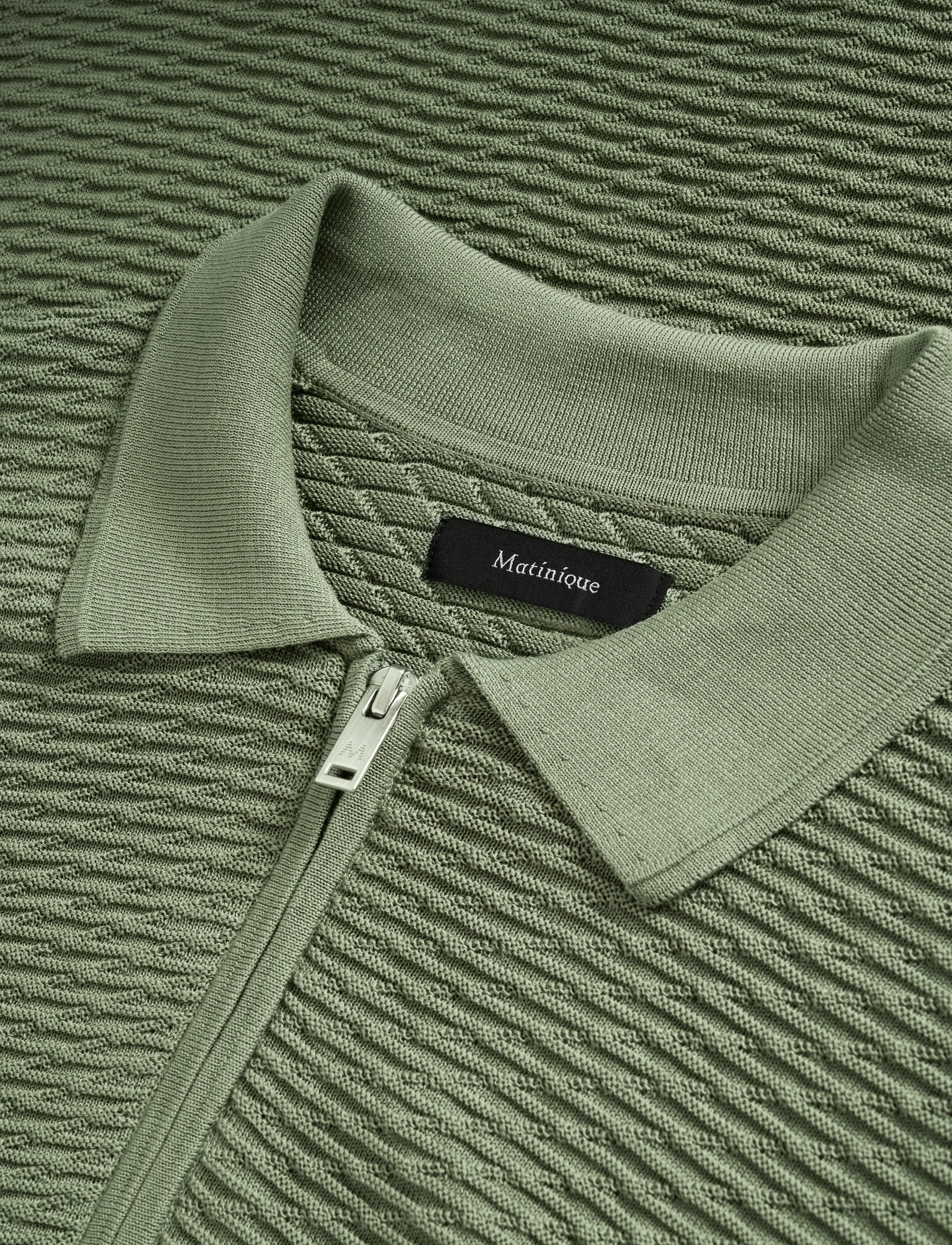 Matinique - MApolo Knit - knitted polos - sea spray - 5