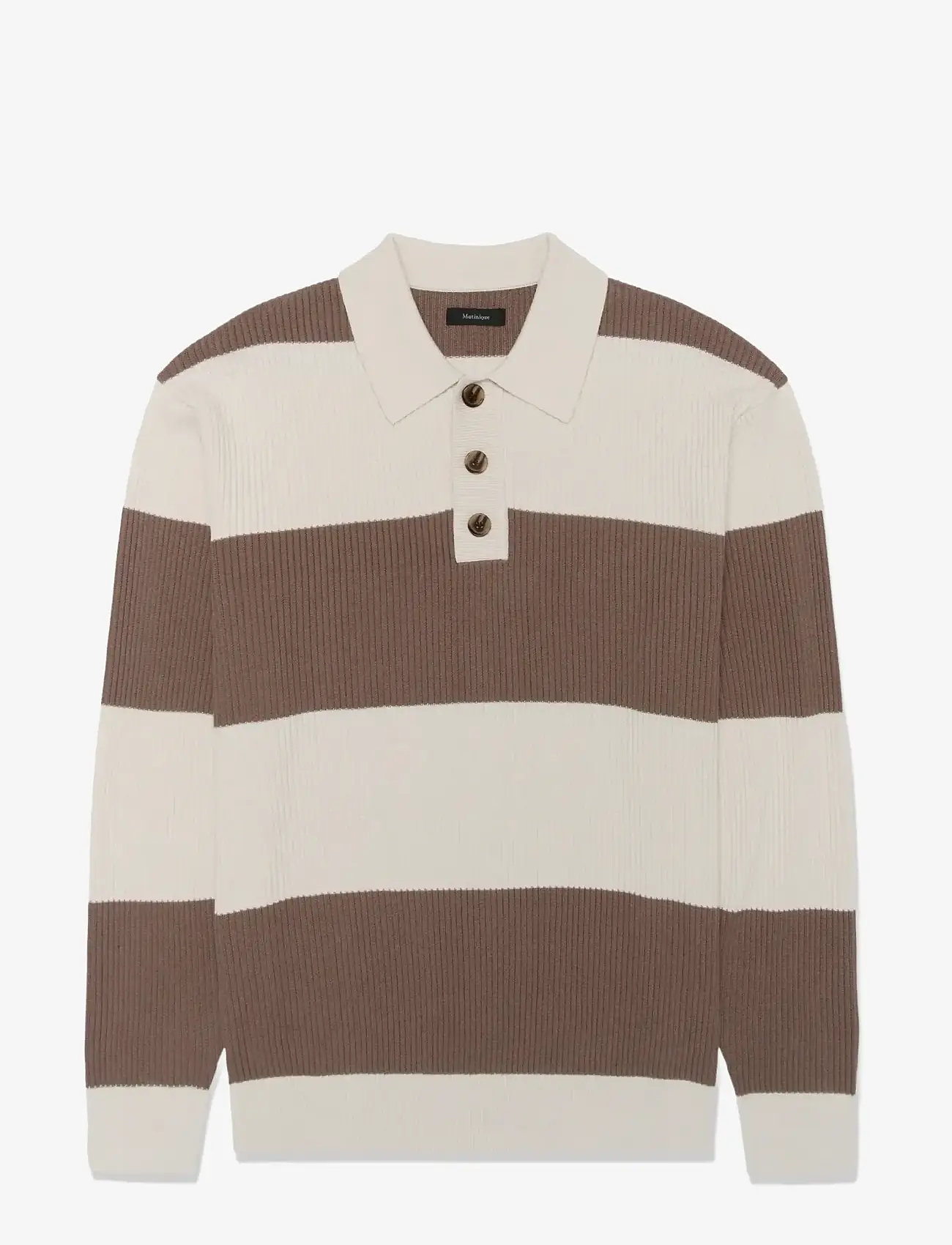 Matinique - MArugbo - gestrickte polohemden - caribou - 1